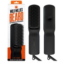 Divji Willies Bradavičarka za moške - 3 Temperaturne nastavitve, turmalin Keramična Ogrevana Brada Brush & Vroče Comb - Prenosna, Ionska tehnologija, Coarse & Curly Hair, 400F - Grooming orodje
