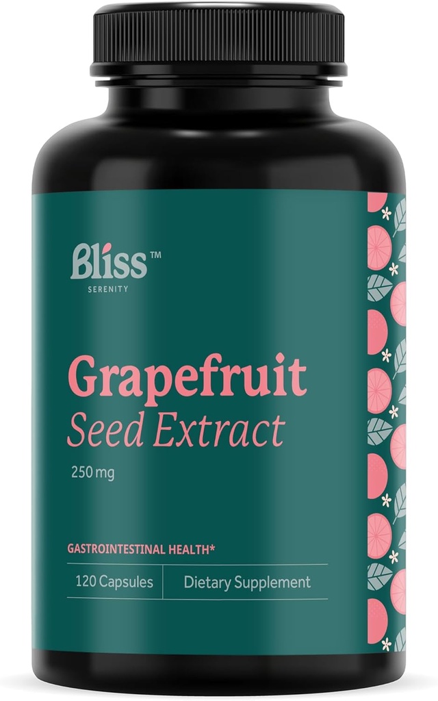 Izvleček grenivke 250 mg - največja moč, ne-GMO, Gluten prost, Kosher Certified - 120 Vegcaps, 120 dnevna dobava
