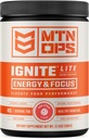 MTN OPS Prižiganje Energijski napitek v prahu Brez glutena Dodajanje dušikovega oksida Mešanica, L Arginin, L Citrulin, Kofein & Nootropic Sugar Prosti napitek Mešanica, 45 Serving, Pink Citrus