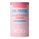 Vitalni proteini Kolagen Peptidi Napredno, hidrolizirani peptidi s hialuronsko kislino in vitaminom C - Jagodna limonina aroma v prahu, 10.5oz