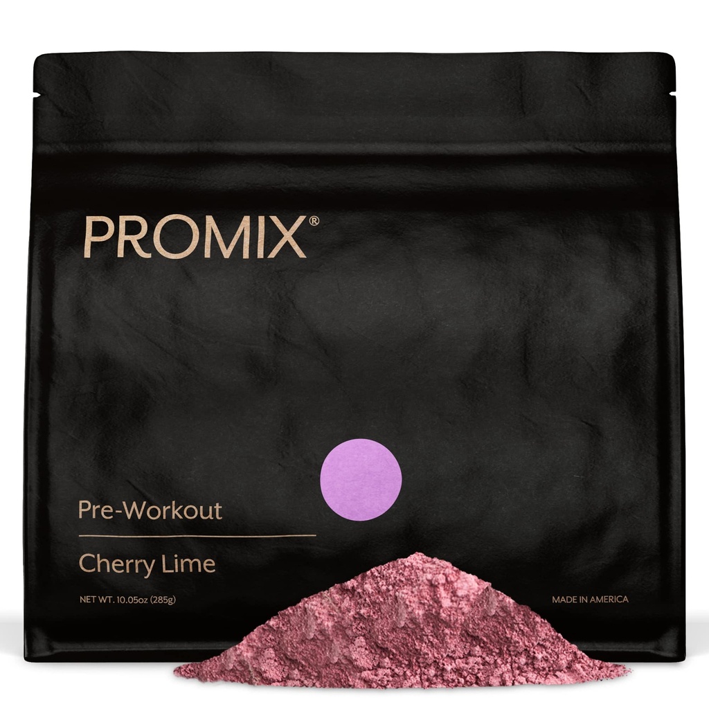 ProMix Nutrition Pre-Workout Powder, Cherry Lime - povečanje fokusa in uspešnosti - pomaga mišice dobiček, vzdržljivost - Vitamin B12, kofein, beta-alanin in L-tirozin - 30 Serving (Pack of 1)