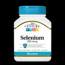 21st Century Selenium 200 mcg Capsules - 60 ct, Pack of 4