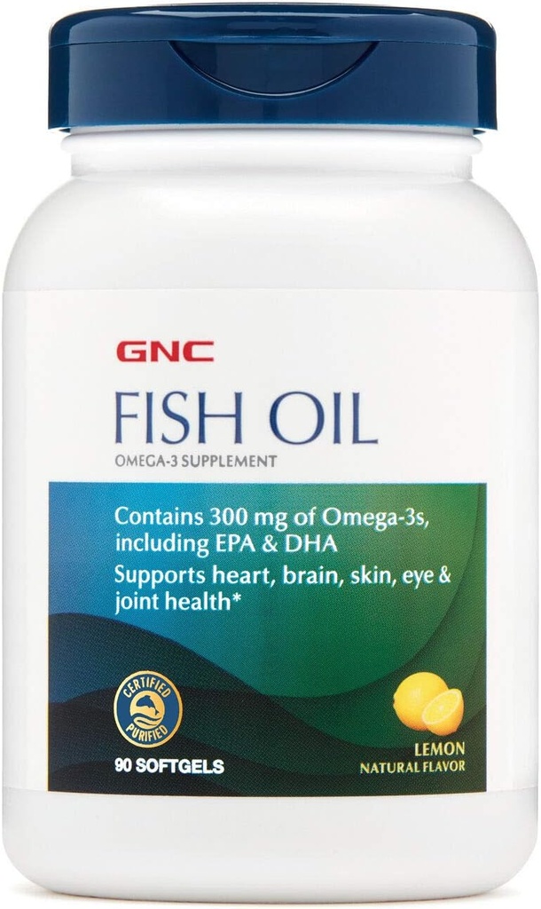 GNC Ribje olje 90 softgel kape