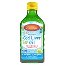 Carlson - otroško olje jeter trske, 550 mg Omega-3, vitamini A & D3, divji Norvežan, Lemon, 250 ml