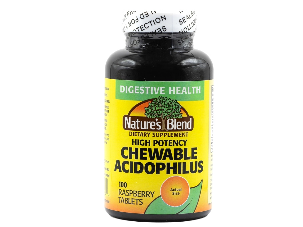 Naravne mešanice Acidophilus Probiotic dodatek - 100 Kapsule visoke moči - Prebavno zdravje, Gut Flora Balance