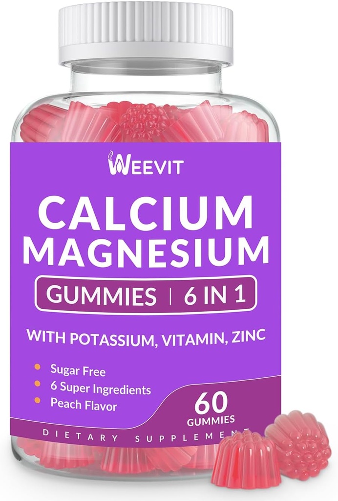 Brez sladkorja kalcijevi gumiji dodatek 600mg, kalcijev magnezijev cink Gumiji z vitaminom D3 K2, Kalij, visoka absorpcija CA Gummy za kosti, zob in mišice