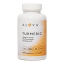 Alaya Naturals Kurkumin dodatek z BioPerin – 750mg na serviranje, 95% izvleček kurkumin Turmerične kapsule za skupno udobje, mobilnost in absorpcijo – ne-GMO, Vegan, Lab Tested