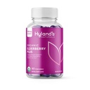 Hyland's Organic Elderberry Plus Gumies, Organic Black Elderberry z ZINC in vitaminom C, Imunska podpora dodatek za odrasle, 60 Veganski Gummies (30 dni)