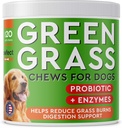 PAWFECTCHEW Pes Pee Grass Pomočnik - Trava Zdravljenje za pasji urin - Pes urin Nevtralizator za gorenja trave - Dog Pee Lawn Popravila Treatments with probiotics - Made in USA - 120 Chews