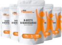 BulkSupplements.com N-acetil glukozamin prašek - NAG prašek, glukozamin 750mg, glukozamin dodatek - glukozamin prašek, gluten prost, 750mg na serviranje, 5kg (11 lbs) (paket s 5)