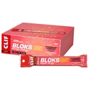 Clif Bloks Sours - Jagodna limonada Okus s kofeinom - Energetski žveči - Non-GMO - Rastlinska osnova - Hitro gorivo za kolesarjenje in tek - Hitri ogljikovi hidrati in elektroliti - 2,12 oz. (18 Count)