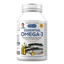 ANDREW LESSMAN Essential Omega-3 Orange - 60 Softgels - Ultra-Pure, Omega-3 Oils. Visoka DHA, brez želodčne vstaje, brez onesnaževalcev, brez živega srebra. Majhen, enostaven za požiranje softgels