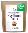 Jiva Organics Celi Psyllium Husk (Isabgol) 1,75 LB (28 Oz) Jumbo Bag - Non-GMO, Unflavored - Keto Friendly, Soluble Fiber