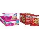Quest Birthday Cake Protein Bars (12 Count) and Peanut Butter Chocolate Chip Protein Cookies (12 Count) Bundle
