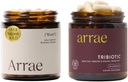 Arrae Bloat + tribiotični strdek, napenjanje Relief Prebavne Encimi, Plin in prebavne motnje, Probiotiki za ženske, Podpora za ravnovesje vaginalnega pH, Imunsko in Feminino zdravje, 60 Kapsule vsak