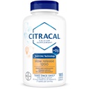 Citrakalni počasi sproščanje- Kalcij 1200 mg z vitaminom D3, Magnezij, dodatek kalcija, podpora za zdravje kosti, Vzemite enkrat dnevno Caplet, 185 Število