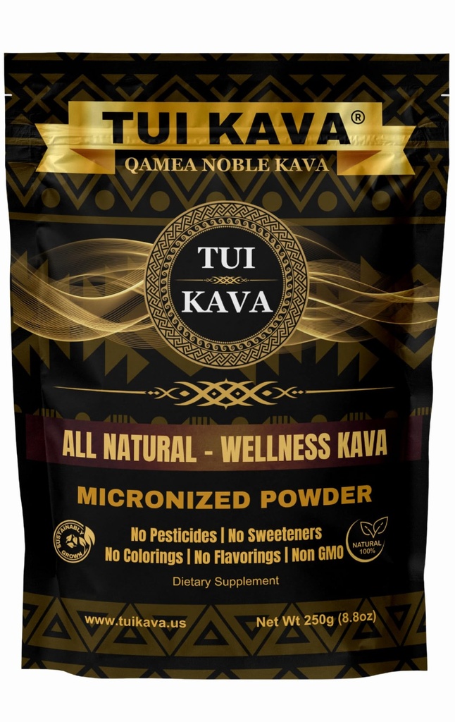 PREMIUM WELLNESS KAVA - MIKRONIZIRANI Noble Kava 250g (8.8oz) - Preskušanje/potovanje Velikost 