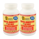 Sunshine Naturals Super Prebavni dodatek. Ox Bile & Aktiviran Charcoal za digestivno podporo, Bloating Relief, Gut čiščenje, Absorpcija hranil in splošno Wellness. 100 tablet. Pakiranje po 2