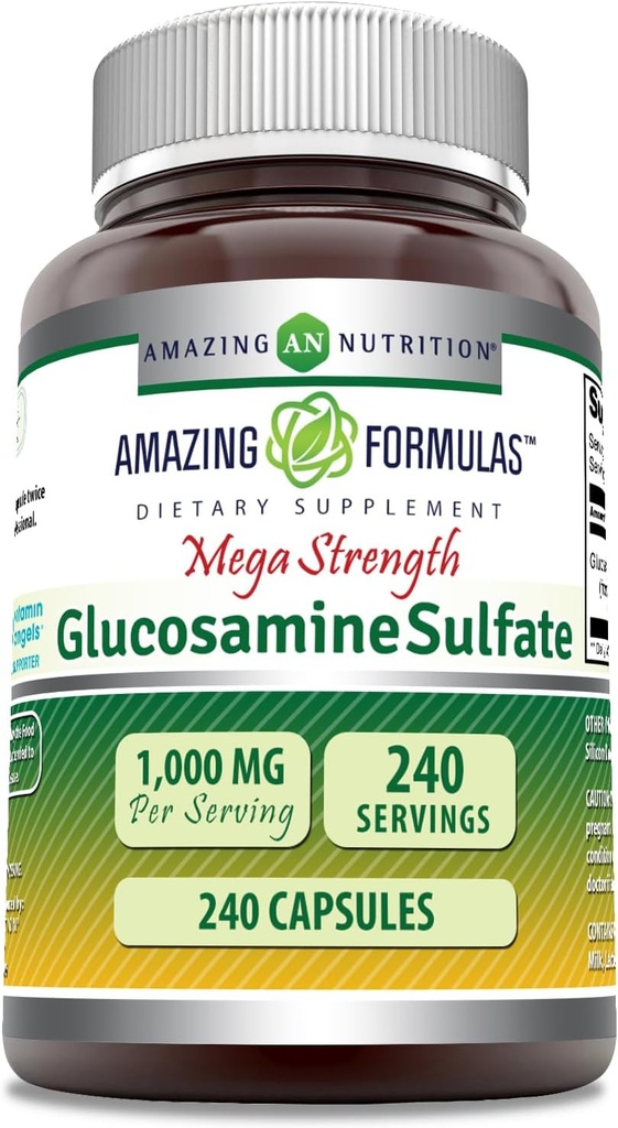 Neverjetne formule Glukozamin sulfat 1000 mg Kapsule Dodatek 