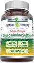 Neverjetne formule Glukozamin sulfat 1000 mg Kapsule Dodatek 