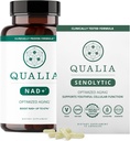 Qualia Life Sciences Bundle Qualia NAD+ & Qualia Senolytic, Klinično testiran dodatek, Lahko Boost NAD+, Staranje dodatek