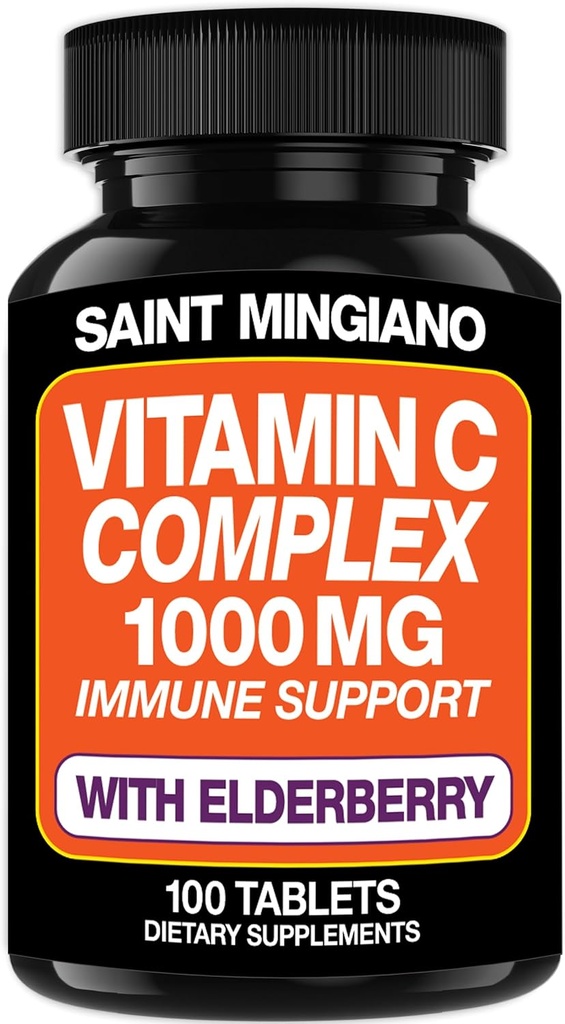 Vitamin C 1000mg z Bezgovim dodatkom - dvojni standardni odmerek s 14 posebej oblikovanimi sestavinami - 100 Kapsula / 3 Mesecev dobave