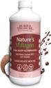 Zakopan zaklad Narava je Vollagen – 2000mg Vollagen kompleks, koža, lasje, in skupno zdravje, 100 % rastlin-osnovana, Gluten-free, Soy-free, Dairy-free, Čokolada Mocha Flavor, 16oz Tekoča