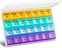 XL veliki mesečni tablete Organizator 4 tedne, 28 dan tablete Organizator teden, velik del s potovalno zadevo, 7 dan tablete Dispenser 4 krat na dan, Medicine Organizator Škatla za vitamine, ribje olje