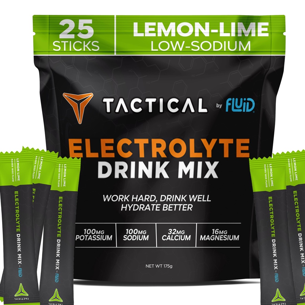Tekočina taktična - Elektrolitski praški Pakiranje, Pospeševanje Re-Hydration, Nizki sladkor, Mešanica elektrolitskih pijač, Preprečevanje dehidracije, Odstranjevanje Cramps