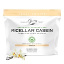 Mišična hrana Micellar Kazein Protein Powder, Pašta dvignjena & Hormone Prosti, počasi Prebavljanje Kazein Beljakovine - Podpira Čez noč obnavljanje mišic, Gluten brez beljakovin Powder - Vanilla, 4lb