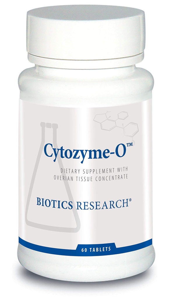 Biotics Raziskave Citozyme O Surovo govedo Ovarian tkiva, Podpira zdravje žensk, SOD, Katalaza, Močna antioksidant dejavnost, 60 Tablete