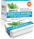 Zenwise Health Prebavni encimi in Bromelain za Gut Health - probiotični multi Encimi s prebiotiki in probiotiki za ženske in moške za digestivno zdravje in napihnjenost Relief za digestion -15 CT