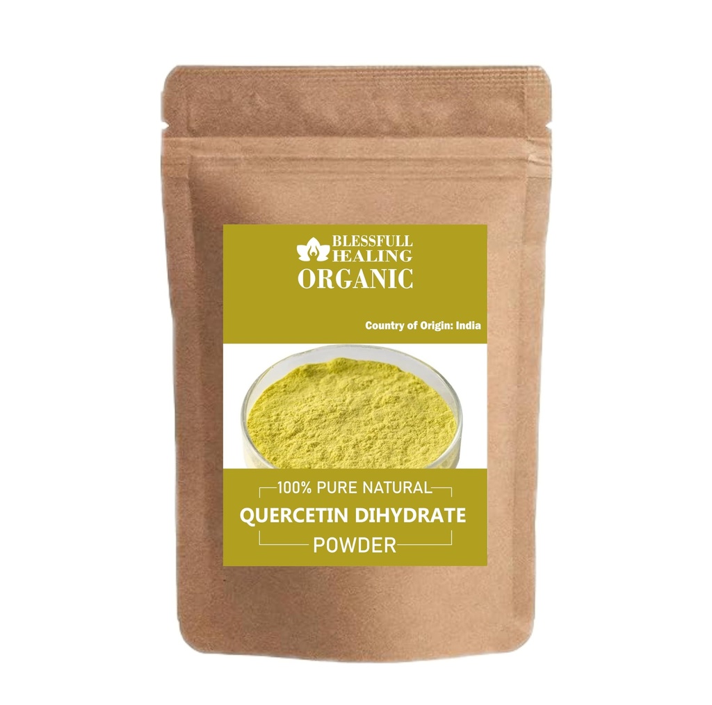Blessfull Healing Organic Quercetin Dyhidrate Powder 100% Pure Natural 300 Gram / 10.58 oz