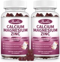 Kalcijev magnezijev cink Gumies z magnezijevim glicinatom 200mg, kalij, D3, Sea Moss, Calm Mood & Sleep Support- Otroci in odrasli 2 paket