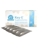 Carlson - Key-E Suppositories, 30 i.e. vitamin E Suppository, maziva suha področja, Zdravljenje za ženske in moške, Vaginalna & rektal, 24 Število