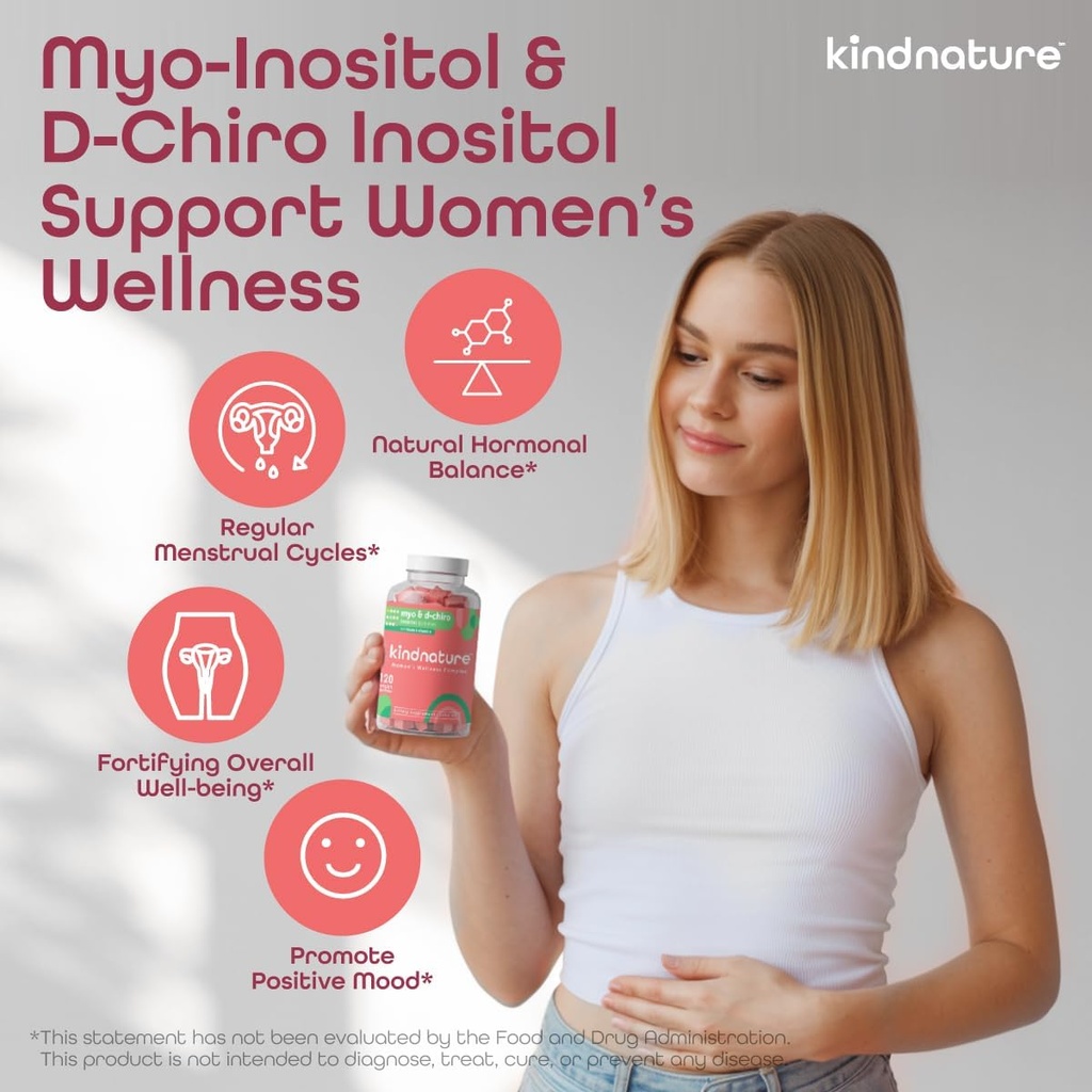 vrsta Dual-Pack: Myo-Inositol & D-Chiro Gumies za zdravje žensk in visoka absorpcija Magnezij Gumies za miren in spanje