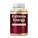 Extreme Energy Capsules - Energy Supplement with Red Ginseng, Maca and Saw Palmetto & Vitamin B12 - Everyday Energy Support for Men and Women - 60 Softgels