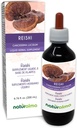 Naturalma Reishi (Ganoderma lucidum) Fungus ali goba brez alkohola Tinktura - 6.76 fl oz Tekoči ekstrakt v kapljice - Zeliščni dodatek - Vegan
