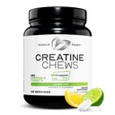Mišična maščoba Kreatin monohidrat Žvečilni bonboni - Vegan & Gluten-free Creapure Kreatin Chews za moške in ženske - Okusne Citrus- Flavored Kreatin tablete za izgradnjo mišic - limona limete, 360 Tabs