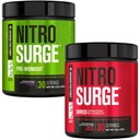 Jacked Factory Nitrosurge Predworkout v grozdju & sadni Punch Nitrosurge Shred Termogenic Pred-workout za moške in ženske