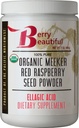 Berry Lep organski meeker rdeče malina semena prahu (Elagična kislina, Fiber) - 1 lb (454g) - Hladno-Presed iz US-Grown maline
