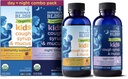 Mamina Bliss Organic Cough Syrup & Mucus za otroke, dan in noč Combo paket z vitaminom C in imuniteto podporo, Vsebuje organski med in Ivy Leaf, 4 Fl Oz (Pack z 2)