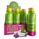 BrainJuice Otroci Brain & Immune Shot, Gluten brezplačno Dopolnilo Shots za energijo, Fokus, Imuniteta z vitaminom D, C, B, Alpha GPC & Organic Ginger Root, Age 5+, Dragon Berry, 2,5 fl oz, 12 Pack