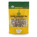 SpeedyVite Colon LifeBoost Tea Detox in čiščenje - Organski pu'er čaj z ingver, limonada - za povečano zdravje in delovanje Colon