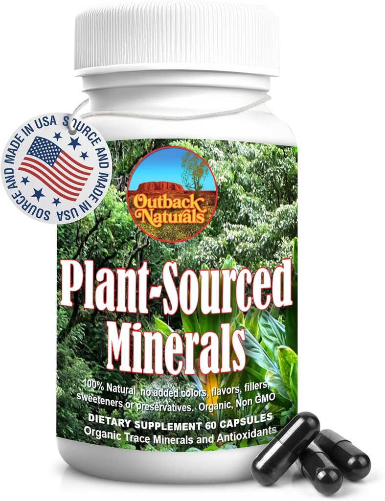 Fulvic Humic Mineralna mešanica trace Minerals, elektroliti, Gut Health, Kognitivne funkcije, Hidracija in Imunska podpora, Čista vitalnost Formula za Wellness - 60 kapsul
