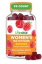 Lifeable Womens Multivitamin Gummy | with Vitamin A, C, D, E, Niacin, B6, Folate, B12, Biotin, Pantothenic Acid, Iodine, Zinc | Great Tasting Multivitamin for Women Gummies | 90 Gummies