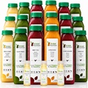 3 Day Juice čiščenje s surovo vodo, vse naravno surovo razstrupljanje čiščenje, sokanje za počitek telesa, hladno stiskani sok hitro, Odličen način za začetek zdravo dieto, 18 steklenice 12oz, 3 ingver posnetkov
