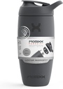 Promix Pursit Shaker steklenica izolirana Nerjaveče jeklo steklenica vode in stresalnik pokal, 18oz, Grafit Gray