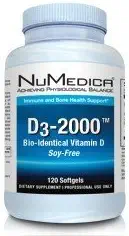 NuMedica D3-2000 120 softgels