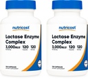 Nutricost Enzyme kompleks 3000 FCC ALU, 120 Veggie Kapsule - brez glutena, 120 Serving (2 steklenici)